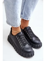 Zateplené Dámské Tenisky Big Star Černé