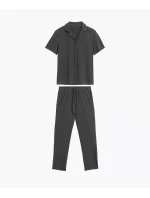 Pánské pyžamo na zip BNMP-002 kr/r - Atlantic