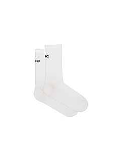 Cyklistické ponožky POC Cadence Road Long Socks, bílé