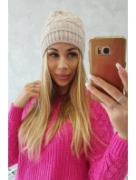 Fleecová čepice Marta K231 light beige Fleecová čepice Marta K231 light beige
