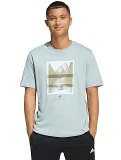 Pánské tričko adidas Outdoor Kayaking Graphic T-shirt Mint KG5409 pánské