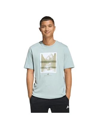 Pánské tričko adidas Outdoor Kayaking Graphic T-shirt Mint KG5409 pánské
