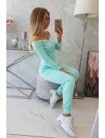 Sada s dvojitými pruhy máta