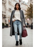 Ženské sněhule z přírodního semiše černé Mairene