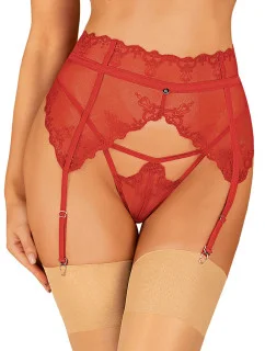Smyslný podvazkový pás Lonesia garter belt - Obsessive