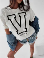 Dámské tričko 277843 ecru - Ola Voga Dámské tričko 277843 ecru - Ola Voga