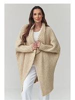 Svetr na zapínání  model 226881 Makadamia