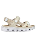 Pohodlné sandály na suchý zip Rieker W RKR691 beige