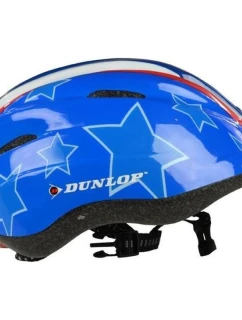 DĚTSKÁ NASTAVITELNÁ CYKLISTICKÁ PŘILBA DUNLOP R. (48-52CM) MODRÁ