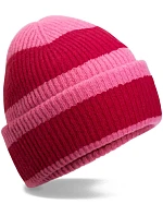 Beechfield B 391R Pletená čepice "Color Block" 53.391R true pink/classic red Beechfield B 391R Pletená čepice "Color Block" 53.391R true pink/classic red