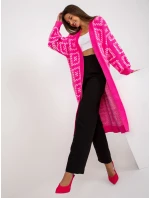 Dámský svetr LC SW 0296 fluo růžový