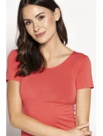 Halenka Carla s krátkým rukávem Papaya - Babell Halenka Carla s krátkým rukávem Papaya - Babell