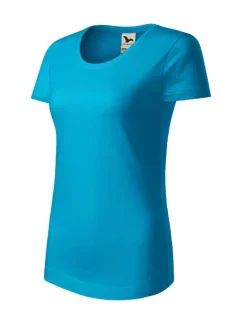 Origin (GOTS) tričko dámské tyrkysová