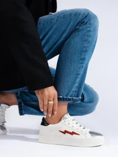 Trendy tenisky dámské bílé bez podpatku