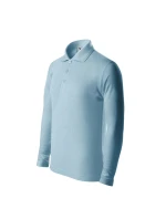 Dětská polokošile Pique LS (modrá)