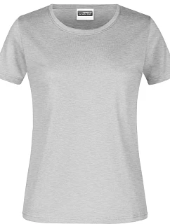 Daiber JN 789 Dámské tričko z těžké bavlny 02.0789 grey heather