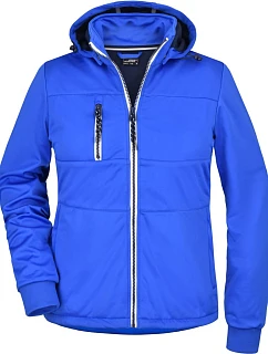 Daiber JN 1077 Dámská 3-vrstvá softshellová bunda "Maritim" 02.1077 nautic blue/navy/white
