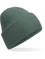 Beechfield B 385R Pletená čepice s manžetou "Recycled" 53.385R marine green