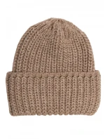 M895 Žebrovaná čepice - béžová M895 Žebrovaná čepice - béžová