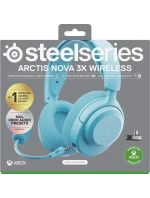 Bezdrátová sluchátka Steelseries Arctis Nova 3X pro Xbox, Aqua
