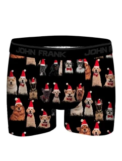Pánské boxerky John Frank JFBD55-CH SUPER DOGS
