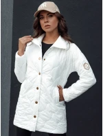 Dámská prošívaná přechodová bunda RATIA ecru FashionStreet TY4526