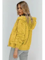 Žlutá plyšová bunda s kapucí (2019) Žlutá plyšová bunda s kapucí (2019)