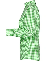 Daiber JN 637 Popelínová kostkovaná halenka tradiční styl 02.0637 green/white