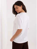 Tričko D12083AI02799A bílé a růžové Tričko D12083AI02799A bílé a růžové