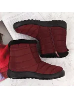 Dámské nepromokavé sněhové boty 9SN26-1467 EVE181C Vínová - NEWS Dámské nepromokavé sněhové boty 9SN26-1467 EVE181C Vínová - NEWS