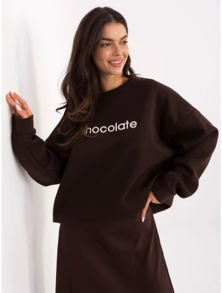 RV BL mikina A1036.22 tmavě hnědá