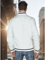 Pánská přechodná bunda bomber bílá FashionStreet TX5025