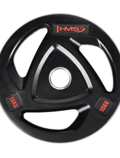 15kg pogumovaná deska HMS TOX15 olympijské velikosti