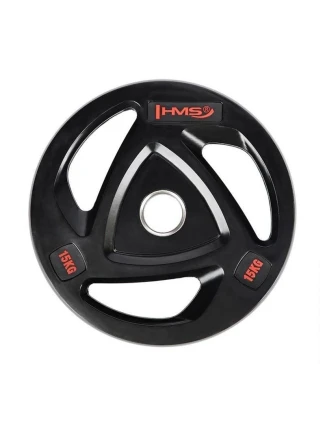 15kg pogumovaná deska HMS TOX15 olympijské velikosti