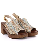 Dámské sandály na pletené tyči M.Daszynski MR23126-7