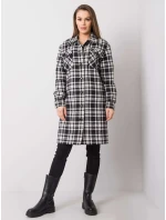 Dámský kabát LK EN 508342 1.67 černobílý Dámský kabát LK EN 508342 1.67 černobílý