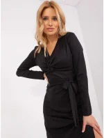 LK SK 509456 šaty.99 černá LK SK 509456 šaty.99 černá