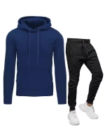 FashionStreet pánská modročerná tepláková souprava AX0637z