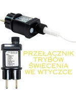 DEKORATIVNÍ LED PŘEKÁŽKY 8KS TEPLÁ BÍLÁ