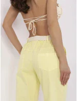 Kalhoty DHJ SP 20506.79 světle žluté