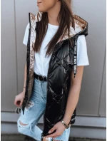 Dámská prošívaná vesta PAVON černá FashionStreet TY2592