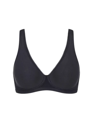 Dámská podprsenka Basic+ Soft Bra - BLACK - černá 0004 - SLOGGI