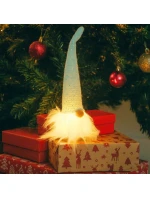 DEKORATIVNÍ LED SANTA CLAUS 25CM MODRÁ