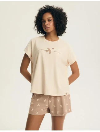 Henderon Dámské pyžamo 44466 Eluna kr/r S-3XL