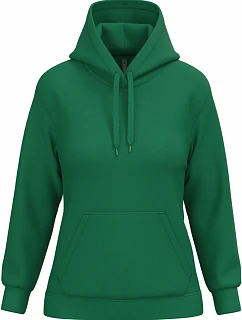 Kariban K 473 Dámská mikina s kapucí 20.K473 kelly green