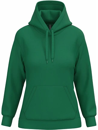 Kariban K 473 Dámská mikina s kapucí 20.K473 kelly green