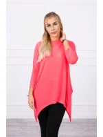 Mikina s potiskem kola růžová neonová