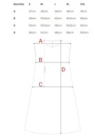 S408 Šaty bez rukávů - růžové
