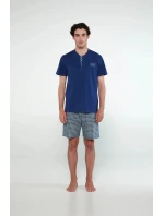 Pyžamo s knoflíkovou légou 20690 - Vamp Pyžamo s knoflíkovou légou 20690 - Vamp