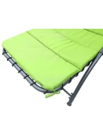 Lehátko se slunečníkem BERGAMO 200x125x180CM limetkově zelené